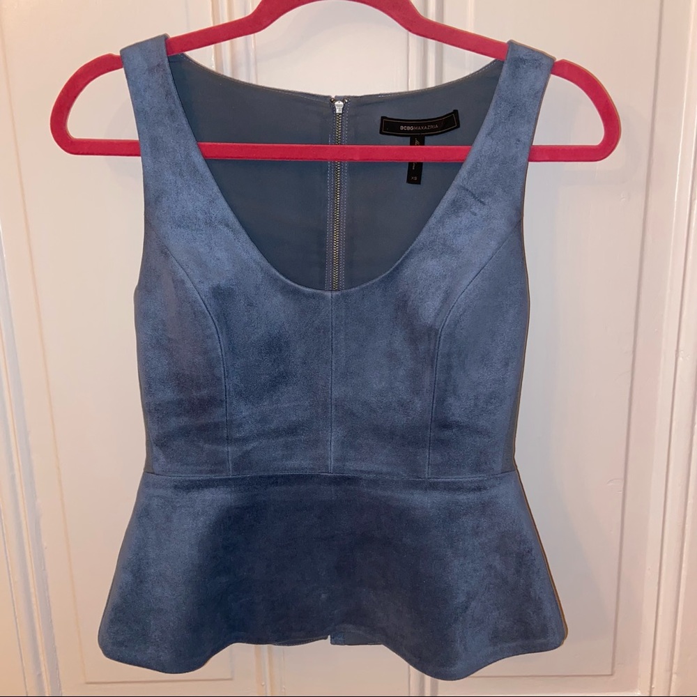 Blue Suede BCBG Top